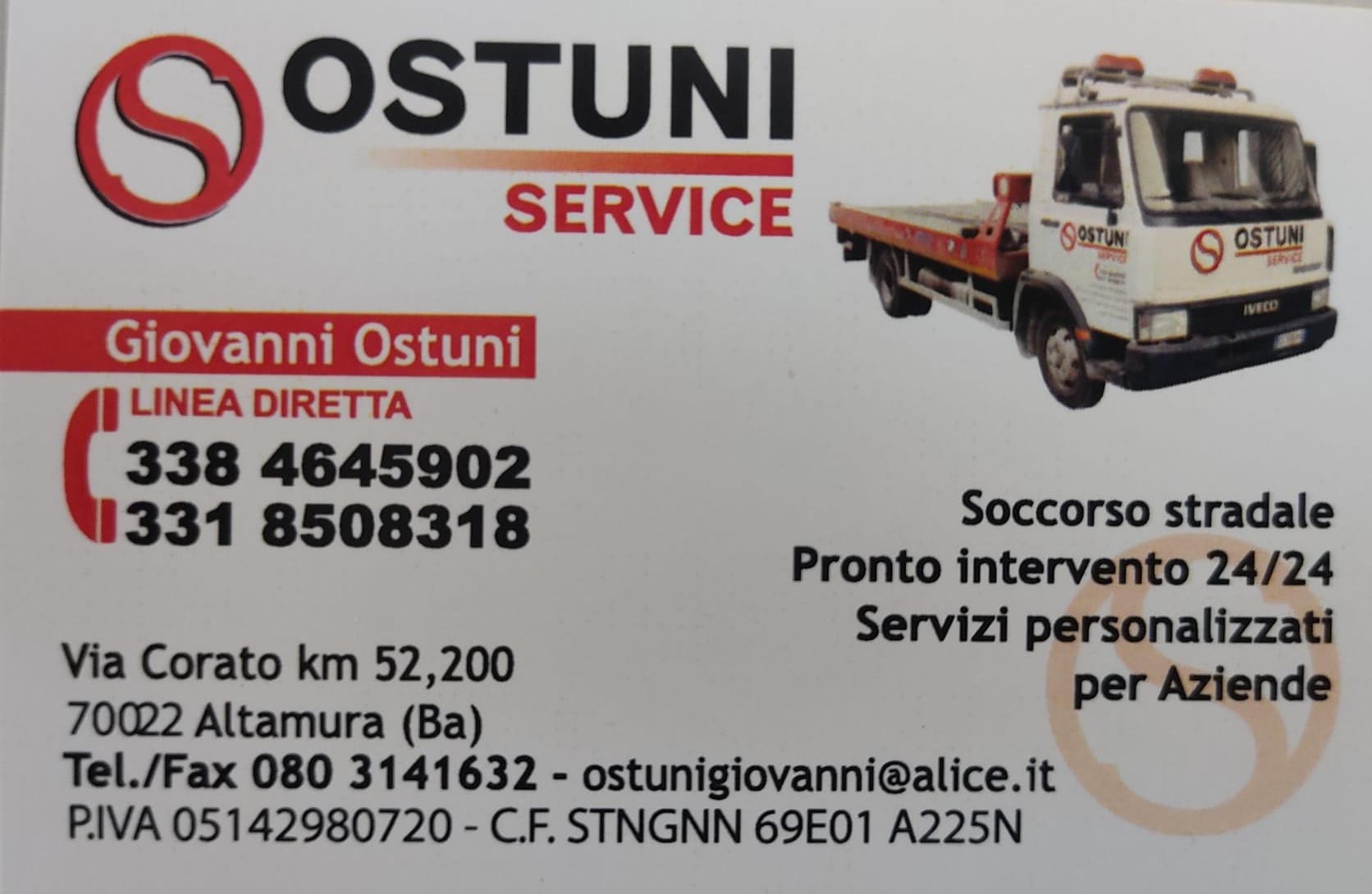 Copertina Ostuni Service di Ostuni Giovanni